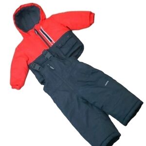 Oshkosh B'gosh~Baby Boy's 18M~Red/Black Winter 2PC Jacket/Pants Puffer.
